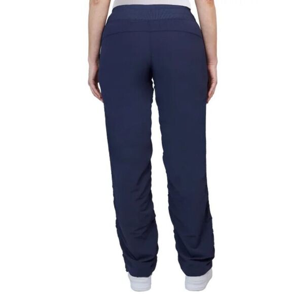 KIRKLAND SIGNATURE Women’s Active Pants 3X Blue Side Ruching Stretch Pockets NWT - Picture 7 of 10